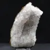 Spécimen Quartz et Goethite Maroc, Géode à filaments - 1