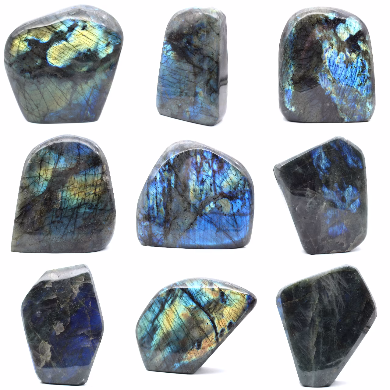 Spécimen de Labradorite Polie Madagascar Décoration