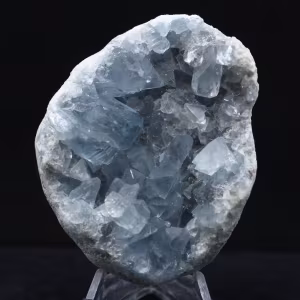 Célestite Bleue : Spécimen Minéralogique Malgache