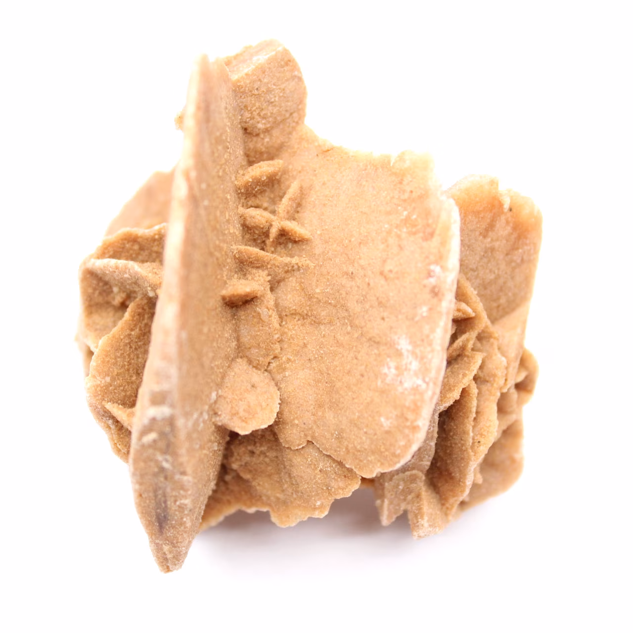 Rose des sables marocaine : formation cristalline équilibrée