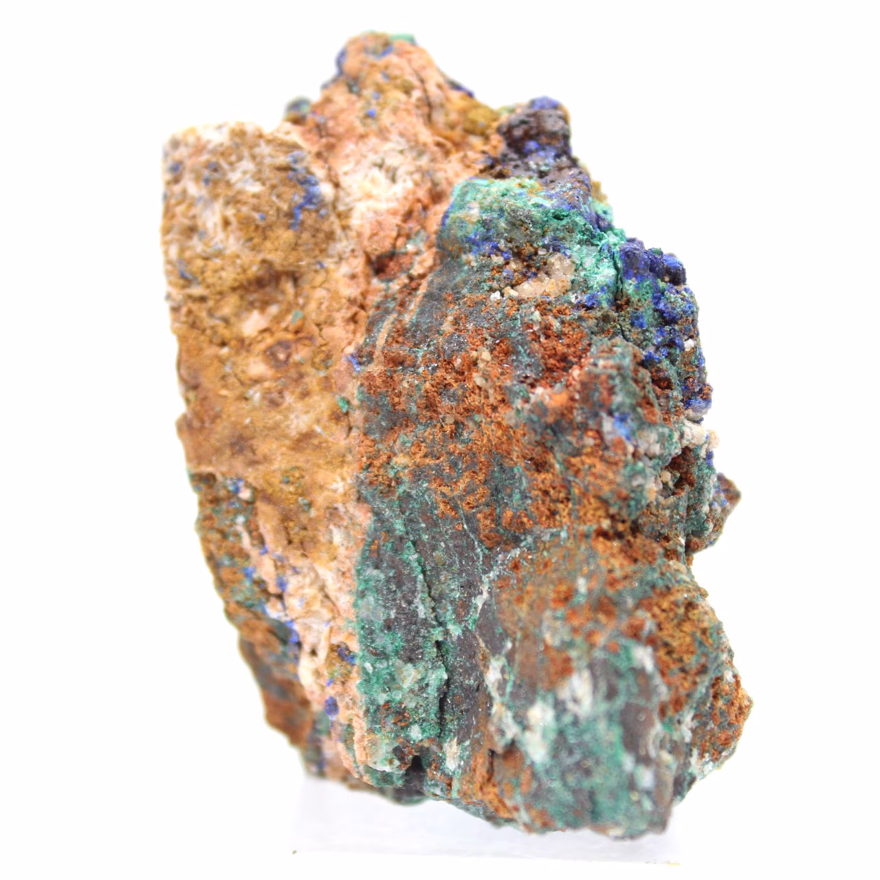 Duo Malachite Azurite sur gangue