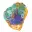 Minéral brut Azurite Malachite — 12