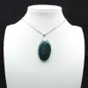 Pendentif en Apatite Bleue de Madagascar - Pierre Naturelle - 1