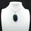 Pendentif en Apatite Bleue de Madagascar - Pierre Naturelle - 1