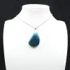 Pendentif en Apatite Bleue de Madagascar - Pierre Naturelle - 2