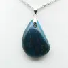 Pendentif Apatite Bleue Verte - Origine Madagascar Authentique - 1