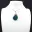 Pendentif en Apatite Bleue de Madagascar - Pierre Naturelle — 3