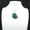 Pendentif en Apatite Bleue de Madagascar - Pierre Naturelle - 6