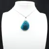 Pendentif Apatite Bleue Madagascar - Éclat des Cristaux - 1