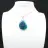 Pendentif Apatite Bleue Madagascar - Éclat des Cristaux