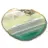 Agate verte en tranche – Spécimen naturel du Brésil 210 g