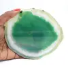 Tranche d'agate verte – Collection minérale Brésil 210 g - 3