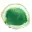 Tranche d'agate verte naturelle – Pièce décorative 250 g — 2