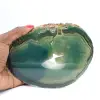 Tranche d'agate verte naturelle – Pièce décorative 250 g - 3