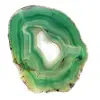 Spécimen d'agate verte tranchée – Origine Brésil 240 g - 0