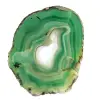 Spécimen d'agate verte tranchée – Origine Brésil 240 g - 1