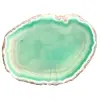 Tranche d'agate naturelle verte – Spécimen léger 170 g - 0