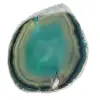 Tranche d'agate verte – Spécimen Brésil 270 g - 1