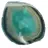 Tranche d'agate verte – Spécimen Brésil 270 g
