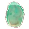 Agate verte du Brésil tranchée – Pierre 215 g - 0