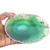 Tranche d'agate verte polie – Spécimen Brésil 205 g - 3
