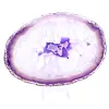 Tranche de Minéral Agate Violette - Provenance Brésil - 1