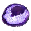 Décoration en Pierre : Tranche d'Agate Brésilienne Violette - 0