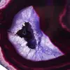 Grande Tranche d'Agate Violette du Brésil pour Intérieur - 2