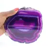 Tranche d'Agate de Collection, Coloris Violet Artificiel - 3