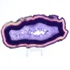 Agate en Tranche Fine, Coloration Violette du Brésil - 0