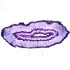 Décoration Minérale : Tranche d'Agate Violette Brésil - 0