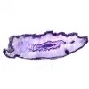 Spécimen d'Agate Allongée Violette du Brésil en Tranche - 0