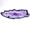 Spécimen d'Agate Allongée Violette du Brésil en Tranche - 1