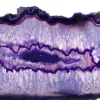 Spécimen d'Agate Allongée Violette du Brésil en Tranche - 2