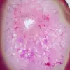 Agate brésilienne teinté rose polie - 2