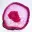 Tranche polie d’agate rose teinté — 1