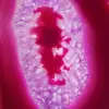 Tranche polie d’agate rose teinté - 2