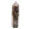 Prisme en Pierre de Lune Noire de Madagascar - Microcline de Collection - 3