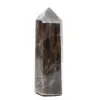 Prisme de Microcline Naturel - Pierre de Lune Noire Madagascar - 0