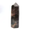 Prisme Majeur en Microcline - Pierre de Lune Noire Authentique - 0