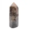 Prisme Elancé en Pierre de Lune Noire - Microcline Naturelle - 3
