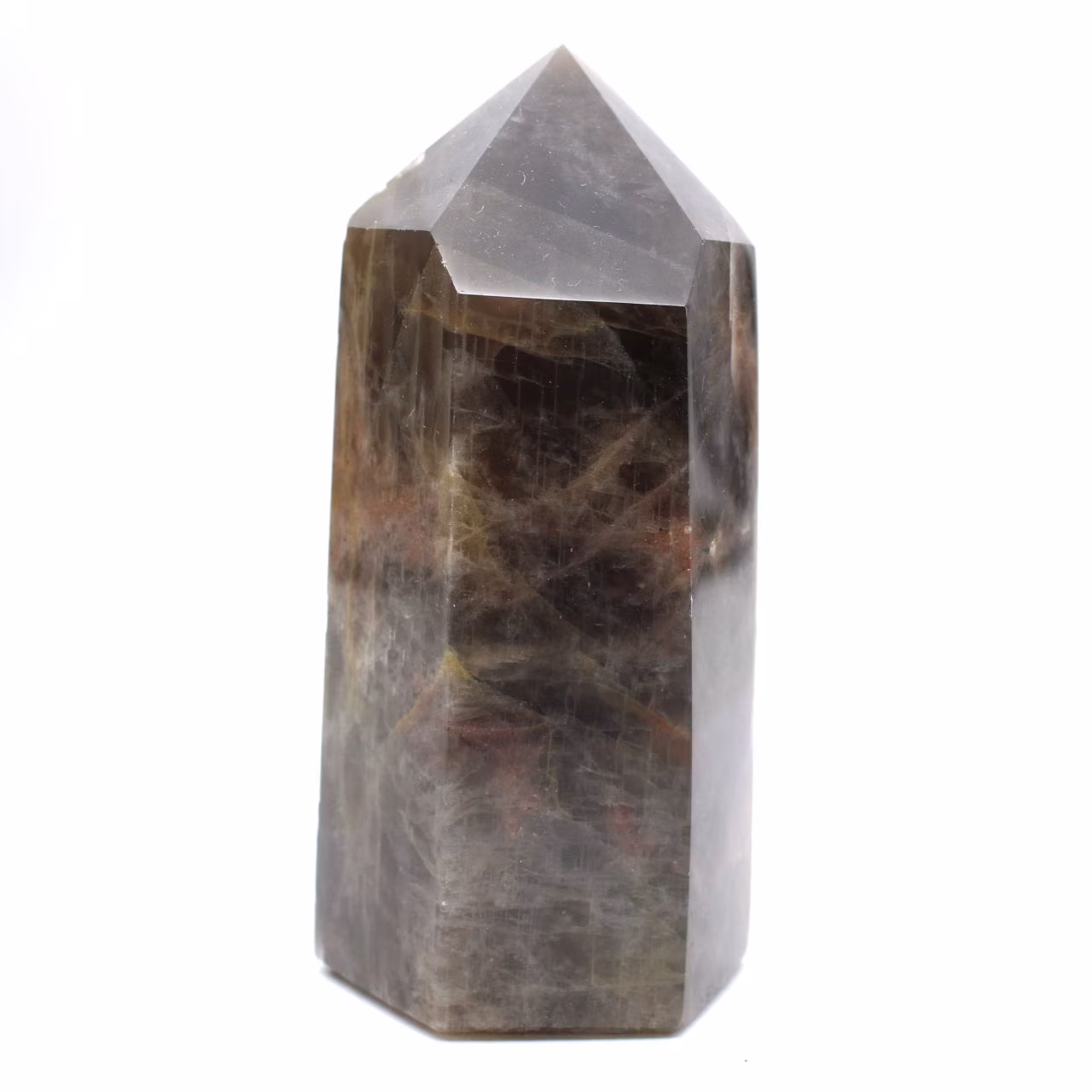 Prisme en Microcline de Madagascar - Pierre de Lune Noire Cabinet