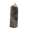 Prisme en Pierre de Lune Noire - Feldspath Microcline de Collection - 3