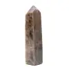 Prisme de Microcline Géométrique - Pierre de Lune Noire de Madagascar - 0