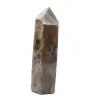 Prisme de Microcline Géométrique - Pierre de Lune Noire de Madagascar - 2