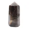 Prisme en Pierre de Lune Noire de Madagascar - Microcline dense - 0