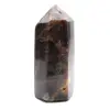 Prisme en Pierre de Lune Noire de Madagascar - Microcline dense - 1