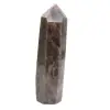 Prisme Léger en Microcline - Pierre de Lune Noire de Madagascar - 0
