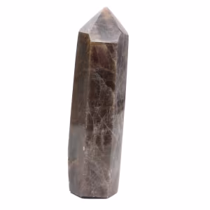 Prisme Léger en Microcline - Pierre de Lune Noire de Madagascar