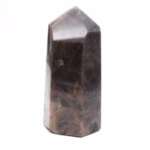 Prisme en Pierre de Lune Noire - Microcline de Madagascar Calibré